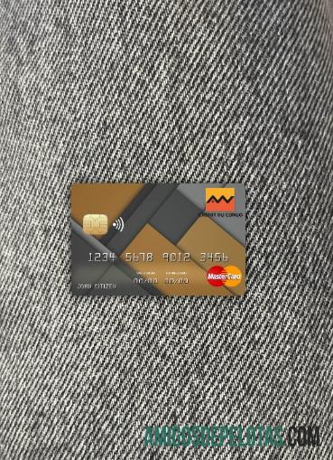 Congo Credit Bank Mastercard Photolook Frente modelo